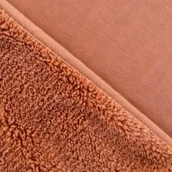 Poncho chaud softy noisette