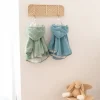 Poncho chaud softy turquoise