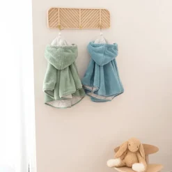 Poncho chaud softy turquoise
