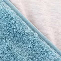 Poncho chaud softy turquoise