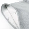 Poncho chaud teddy gris