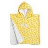 Poncho de bain citron