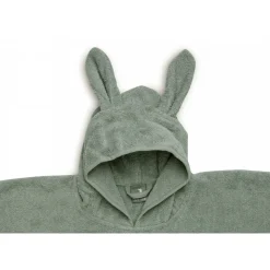 Poncho de bain éponge ash green