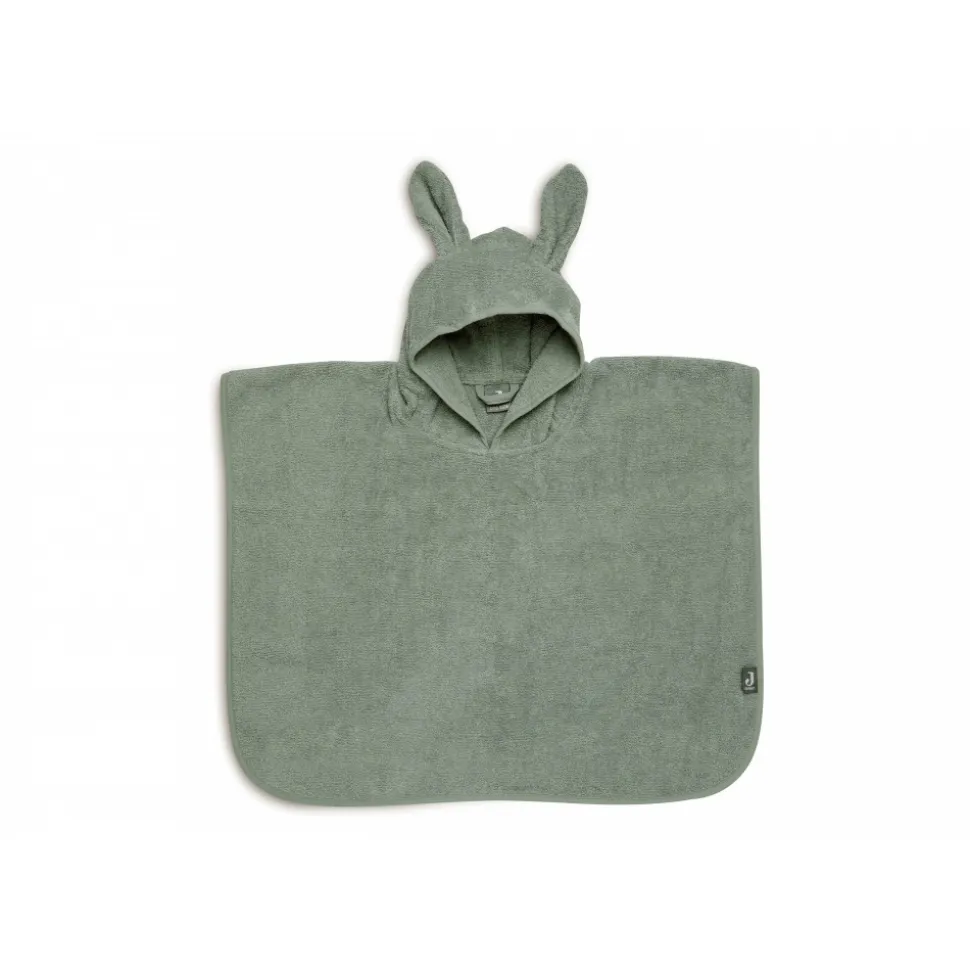 Poncho de bain éponge ash green