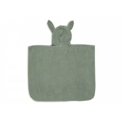 Poncho de bain éponge ash green