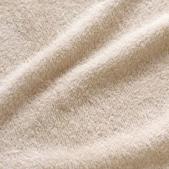 Poncho de bain éponge crème