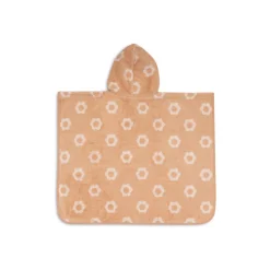 Poncho de bain éponge jacquard réversible 1-3 ans flower