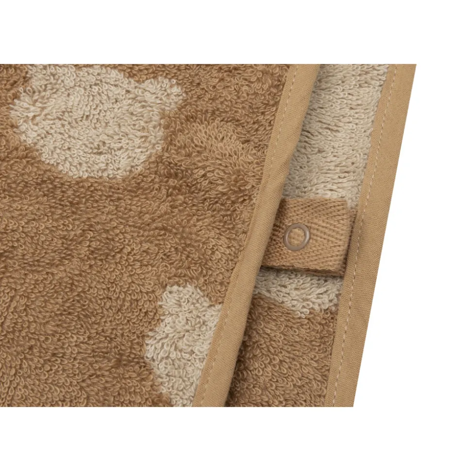 Poncho de bain éponge jacquard réversible 1-3 ans teddy bear