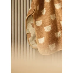 Poncho de bain éponge jacquard réversible 1-3 ans teddy bear