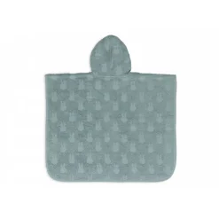 Poncho de bain éponge miffy jacquard sea green