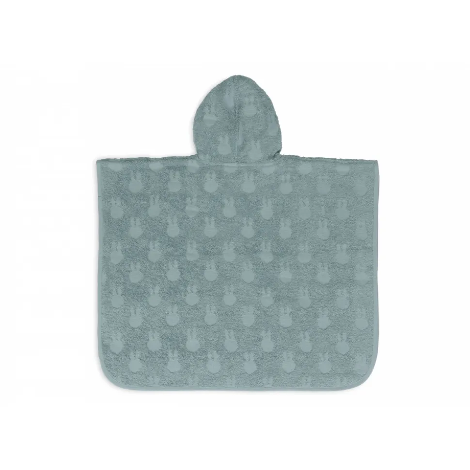 Poncho de bain éponge miffy jacquard sea green