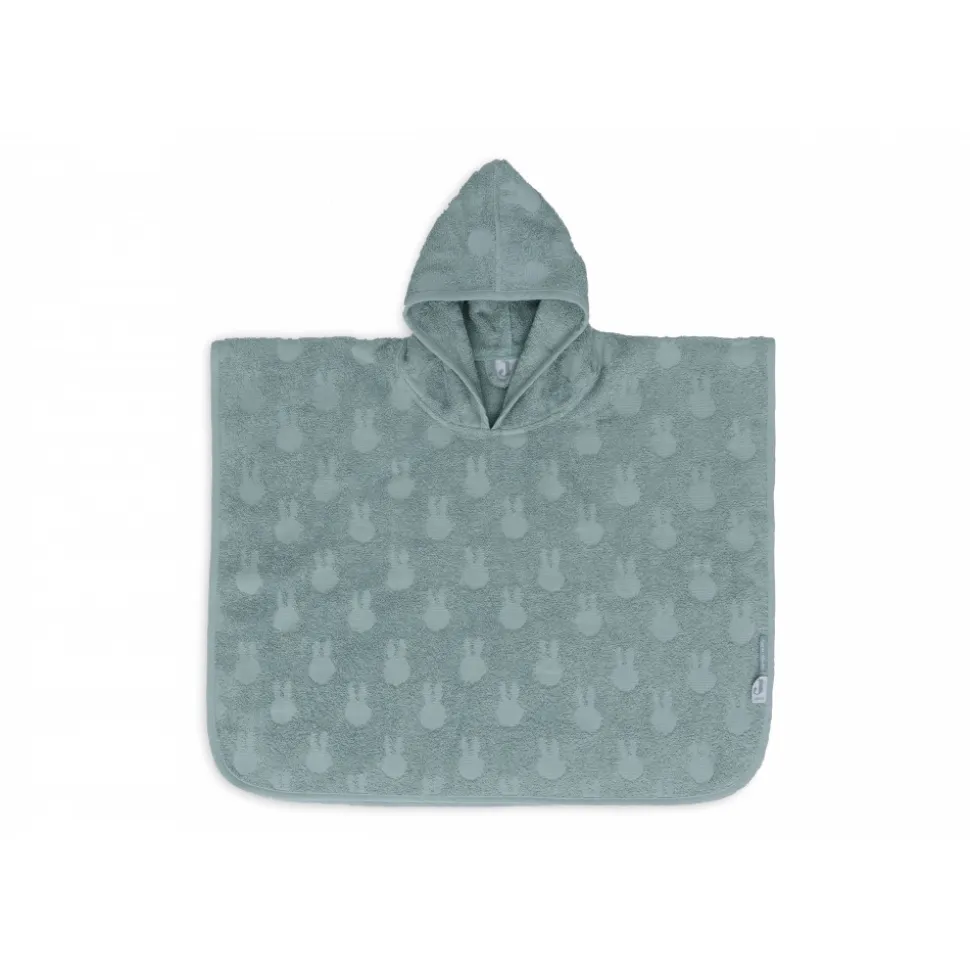 Poncho de bain éponge miffy jacquard sea green