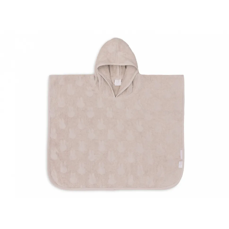 Poncho de bain éponge miffy jacquard nougat