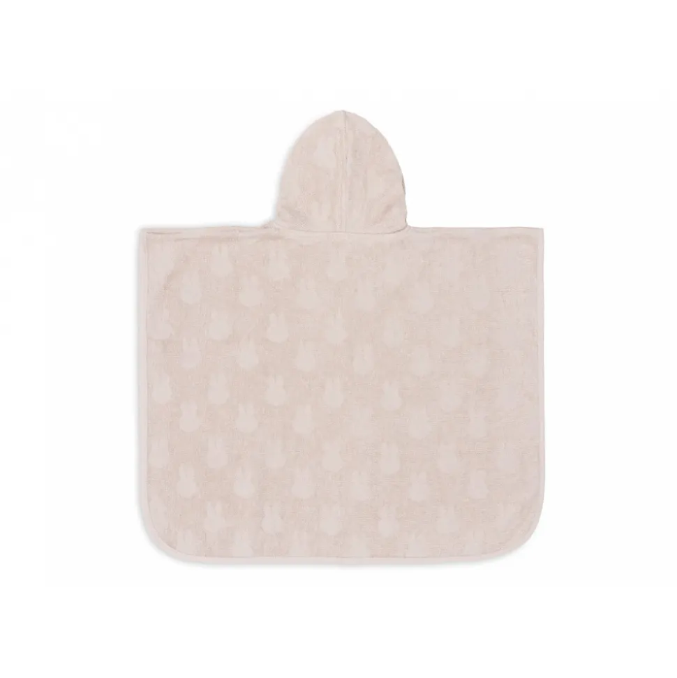 Poncho de bain éponge miffy jacquard nougat