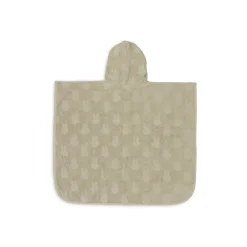 Poncho de bain éponge miffy jacquard olive