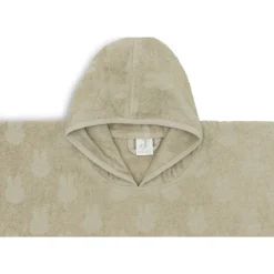 Poncho de bain éponge miffy jacquard olive