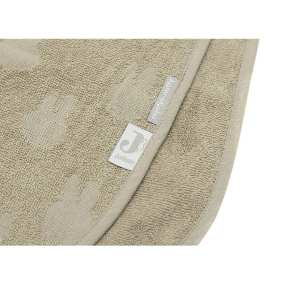 Poncho de bain éponge miffy jacquard olive