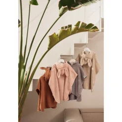 Poncho de bain éponge nougat