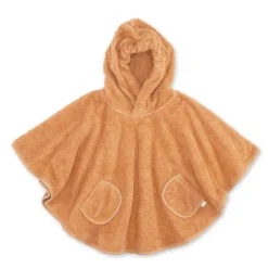 Poncho de bain éponge orange