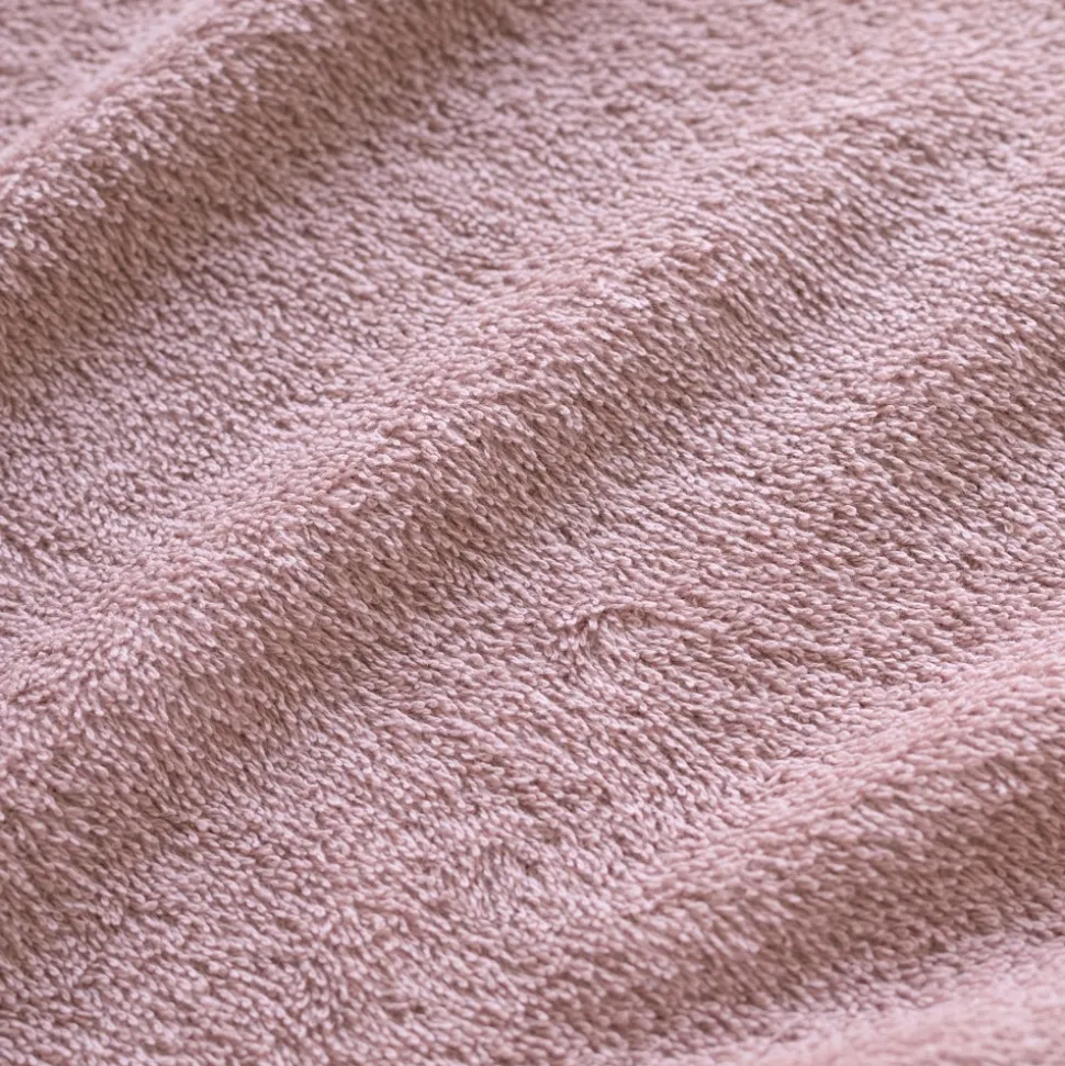 Poncho de bain éponge rose poudré