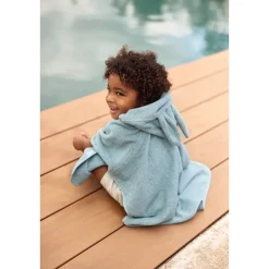 Poncho de bain éponge sea green