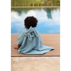 Poncho de bain éponge sea green