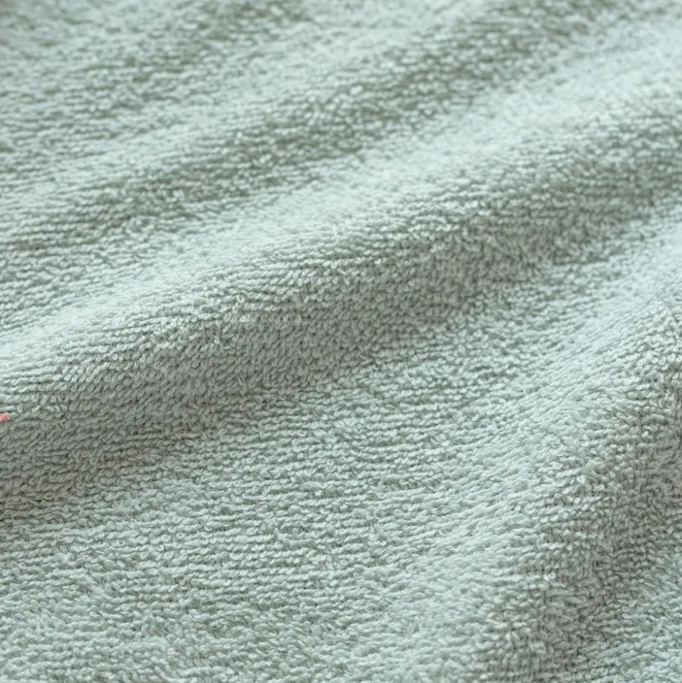 Poncho de bain éponge vert sauge