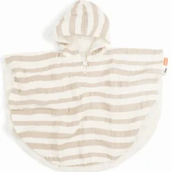 Poncho de bain stripes sable