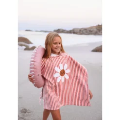 Poncho de plage marguerite 65x65 cm