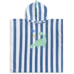 Poncho de plage 65x65 cm dino