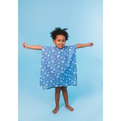 Poncho de plage 55 x 50 cm mer de corail