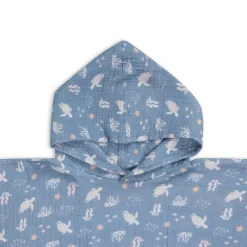 Poncho de plage 55 x 50 cm mer de corail