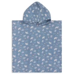 Poncho de plage 55 x 50 cm mer de corail
