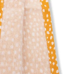 Poncho de plage 55 x 50 cm pois orange