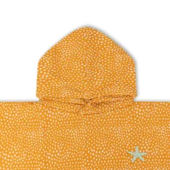 Poncho de plage 55 x 50 cm pois orange
