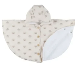 Poncho imperméable avec doublure groloudoux 18-36m - rose