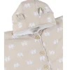 Poncho imperméable avec doublure groloudoux 18-36m - beige