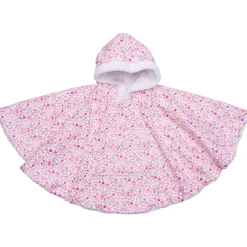 Poncho imperméable avec sherpa liberty 12/36mois blanc