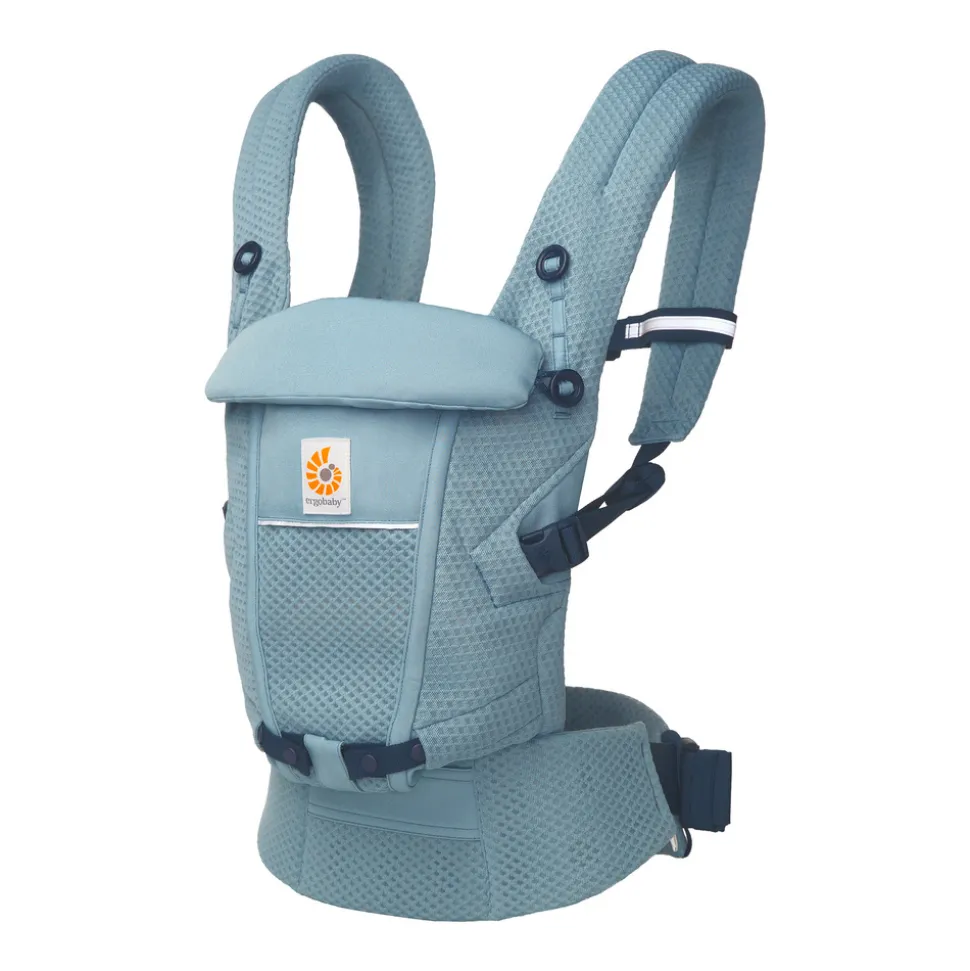 Porte-bébé adapt mesh softflex - bleu ardoise