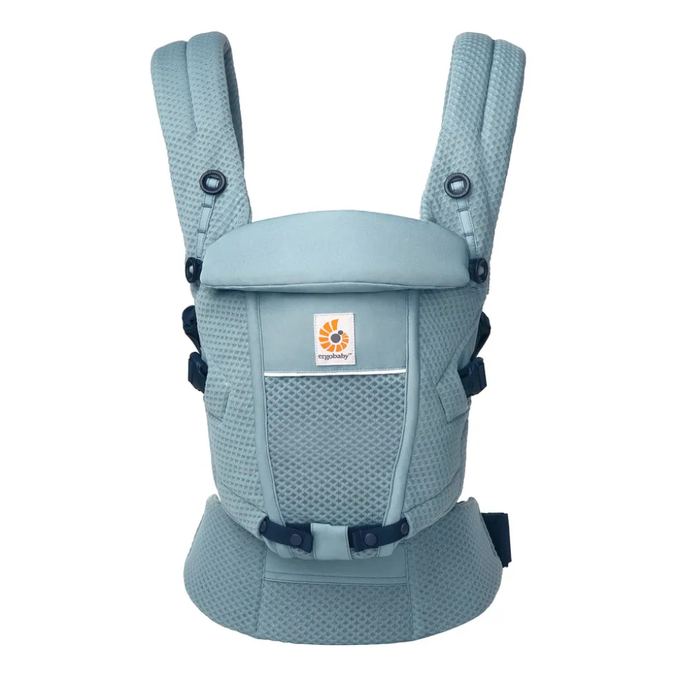 Porte-bébé adapt mesh softflex - bleu ardoise
