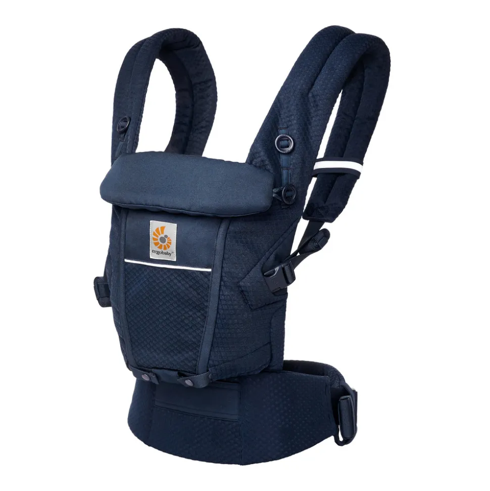 Porte-bébé adapt mesh softflex - bleu nuit