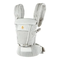 Porte-bébé adapt mesh softflex - gris perle