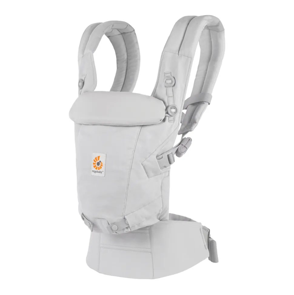 Porte-bébé adapt soft touch coton - gris perle