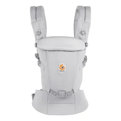 Porte-bébé adapt soft touch coton - gris perle
