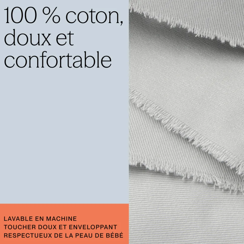 Porte-bébé adapt soft touch coton - onyx black