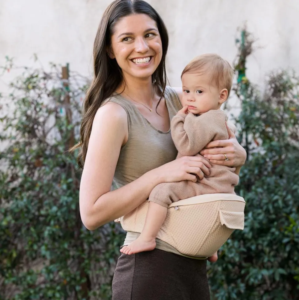 Porte bébé alta hip seat natural beige