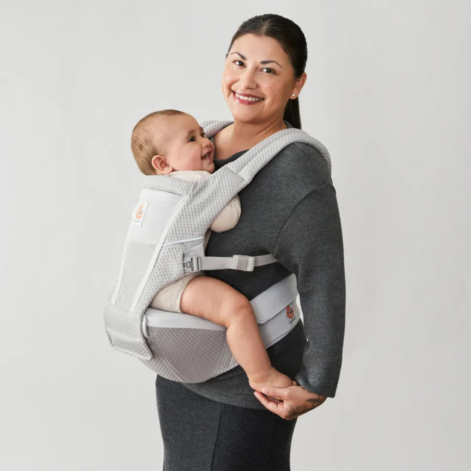 Porte bébé alta hip seat pearl grey