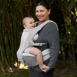 Porte bébé alta hip seat pearl grey