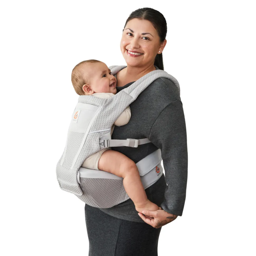 Porte bébé alta hip seat pearl grey