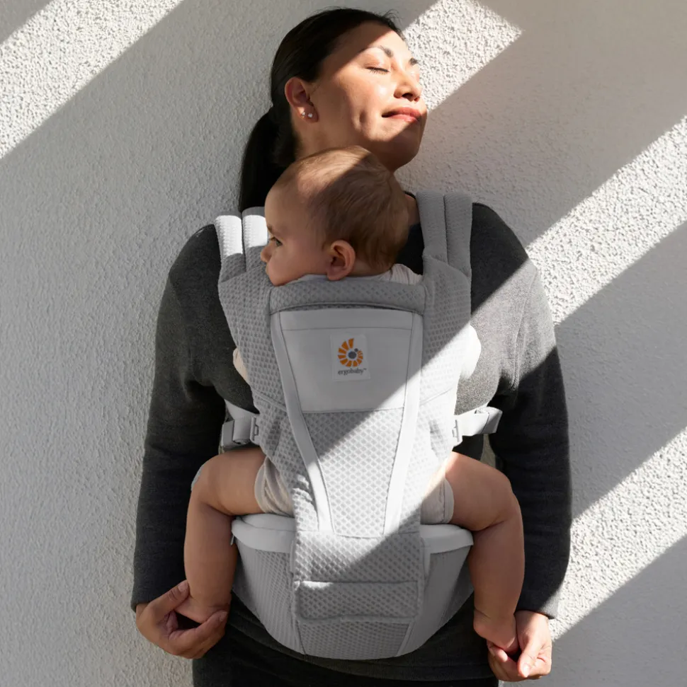 Porte bébé alta hip seat pearl grey